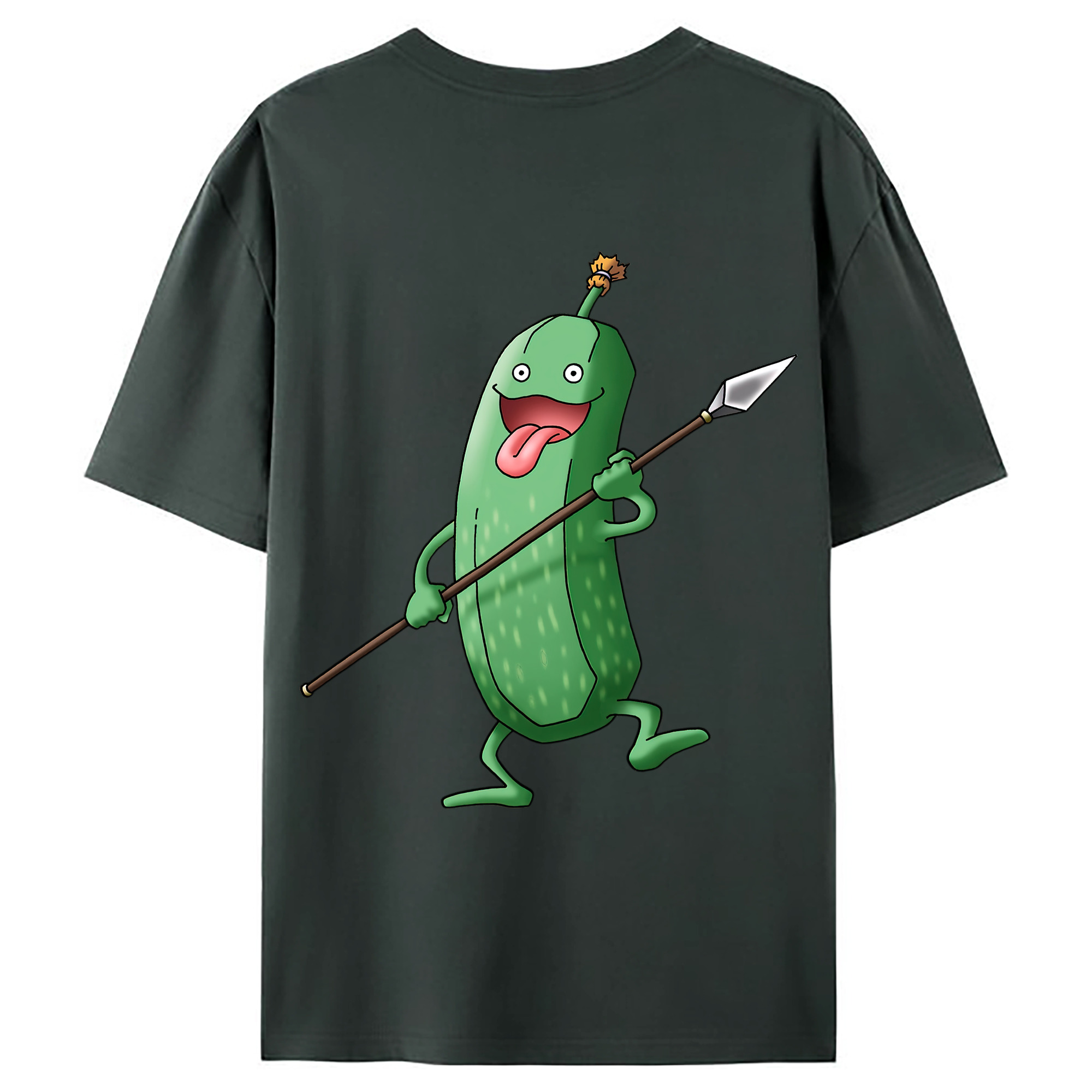 （画像用） ドラゴンクエスト Doragon Kuesuto Dragon Quest 綿100％ メンズ半袖Tシャツ（バックプリント） 通気性